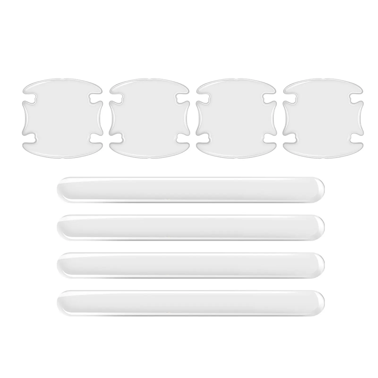 

8pcs Edge Guard Accessories Protective Door Bowl Universal Portable Scratchproof Anti Collision Self Adhesive Car Handle Sticker