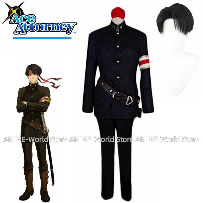 Костюм для косплея Эйс атторэй дай гакутен саибан казума асаги парик для Хэллоуина рождественской вечеринки любого размера