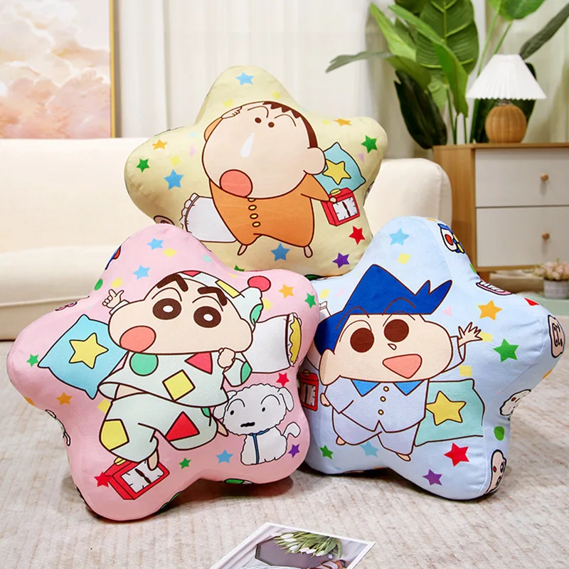 

Декоративные подушки Crayon Shin-chan 40 см, пентаграмма, плюшевые игрушки, кукла Сакурада, Nene Kazama tосоru Boochan, sato, Masao, праздничные подарки, игрушки