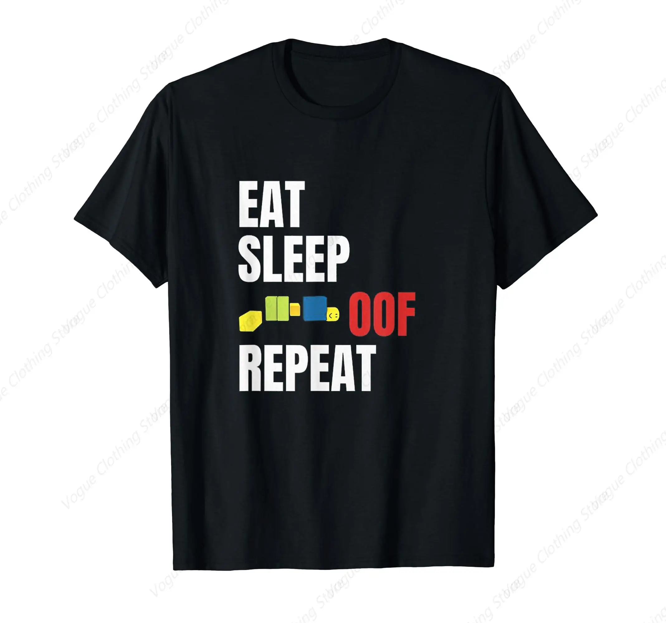 Смешная футболка для геймеров с надписью Eat Sleep Oof и повторным забавным мемом