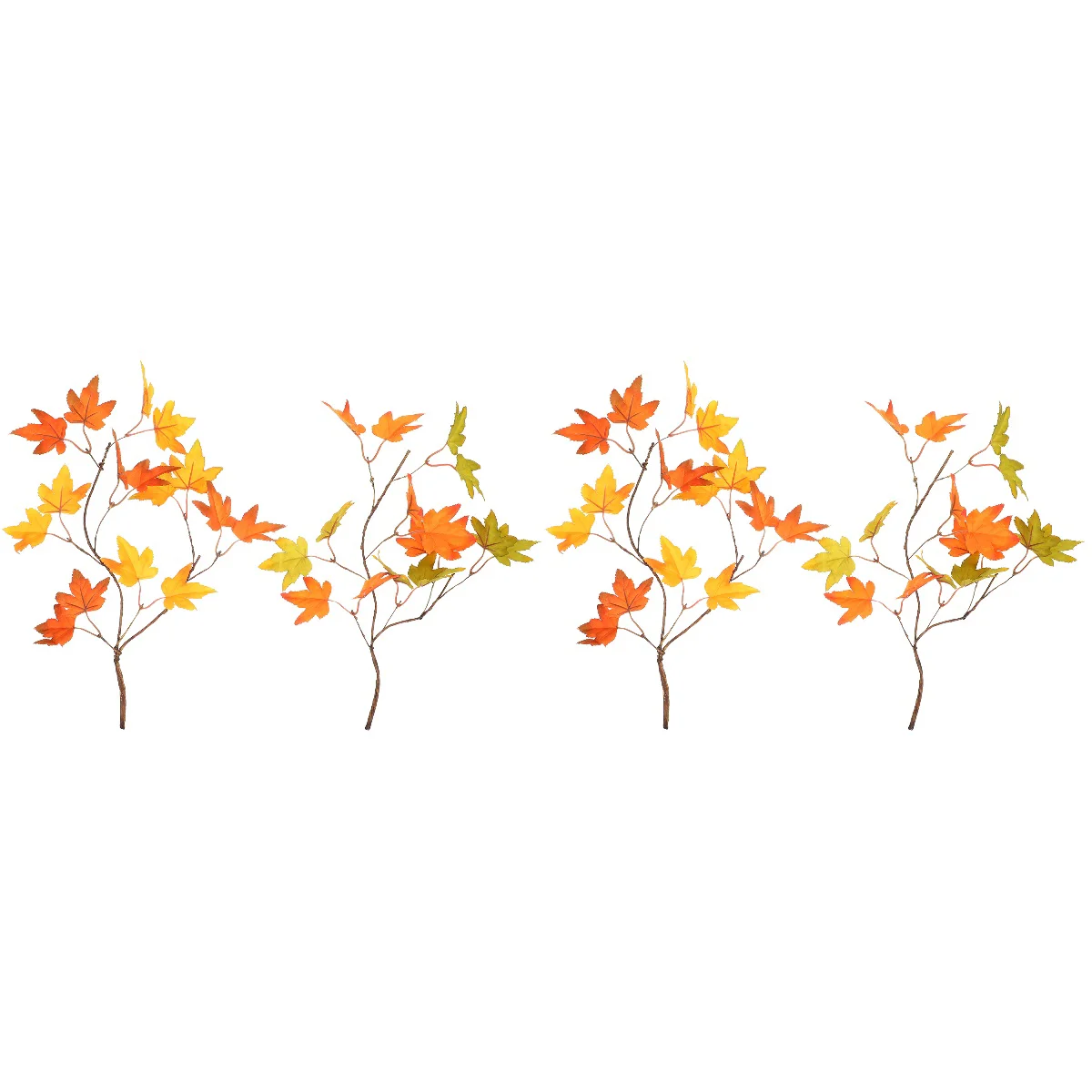

Leaves Autumn Maple Fall Picks Decoration Table Leaf Faux Ornamentfireplace Decor Branches Party Red Shrubs Greenery Garland