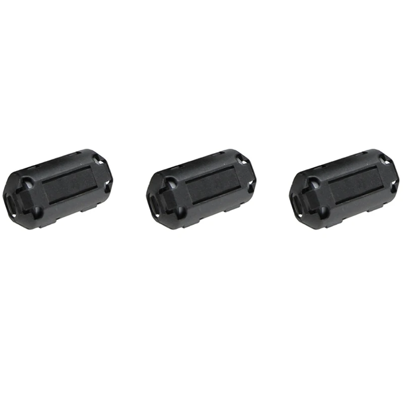 

30 Pcs Movable 7Mm Inner Diameter Black Ferrite Core Ring Cable Clip