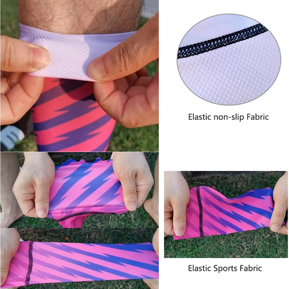 Pro Team Cycling Socks Sports Bicycle Socks Men Women MTB Bike Socks Anti-slip Breathable Outdoor Sports Compression Socks