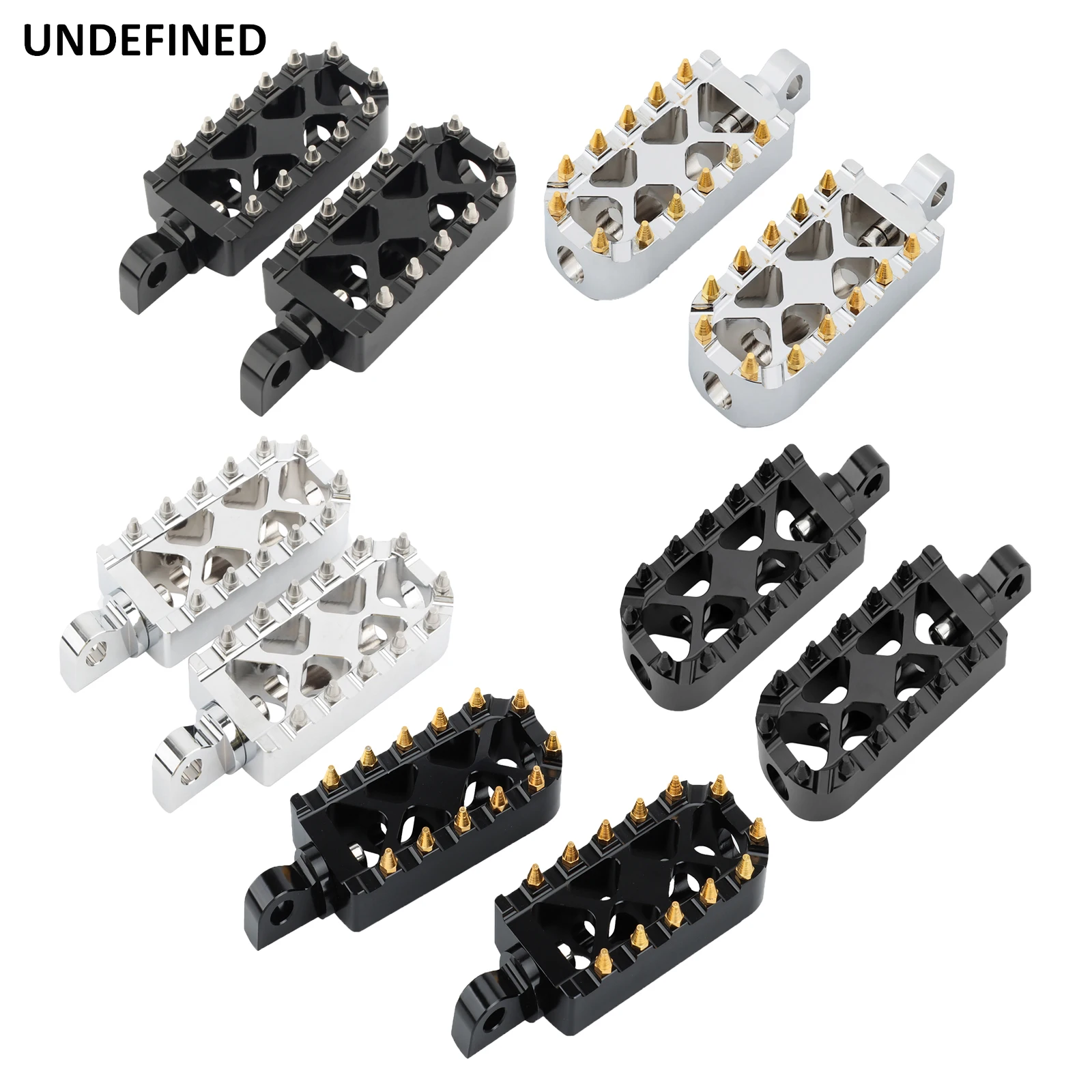 

MX Wide Foot Pegs Chopper Offroad Footrest Pedals For Harley Touring Road King Sportster 883 Dyna Low Rider Softail Sport Glide