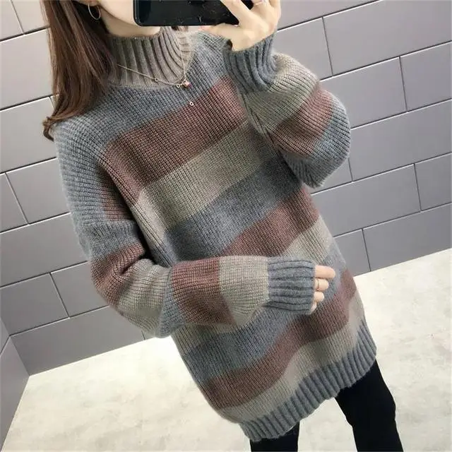 

Nieuwe Casual O-hals Trui 2019, популярный Повседневный расклешенный коврик