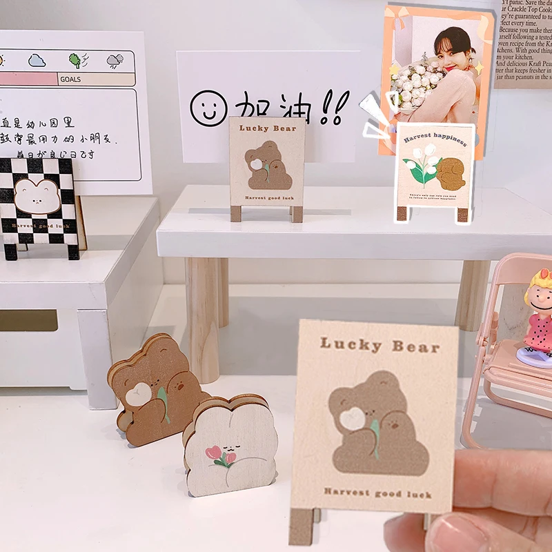 

3 шт., деревянные держатели для заметок