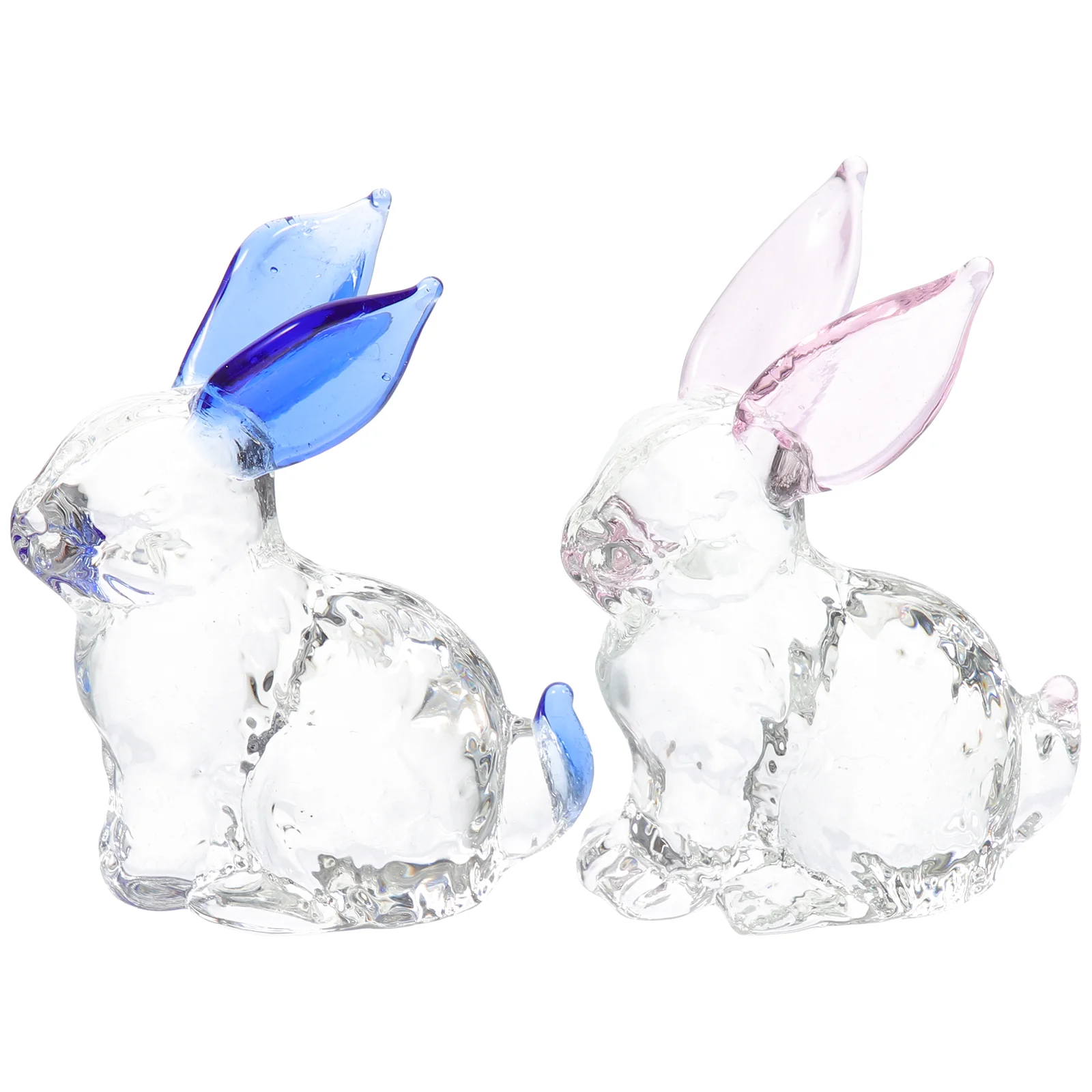 

Rabbit Bunny Animal Crystal Figurinedecor Easter Statue Ornament Figurines Paperweight Year Sculpture Zodiac Chinese Feng Tiny