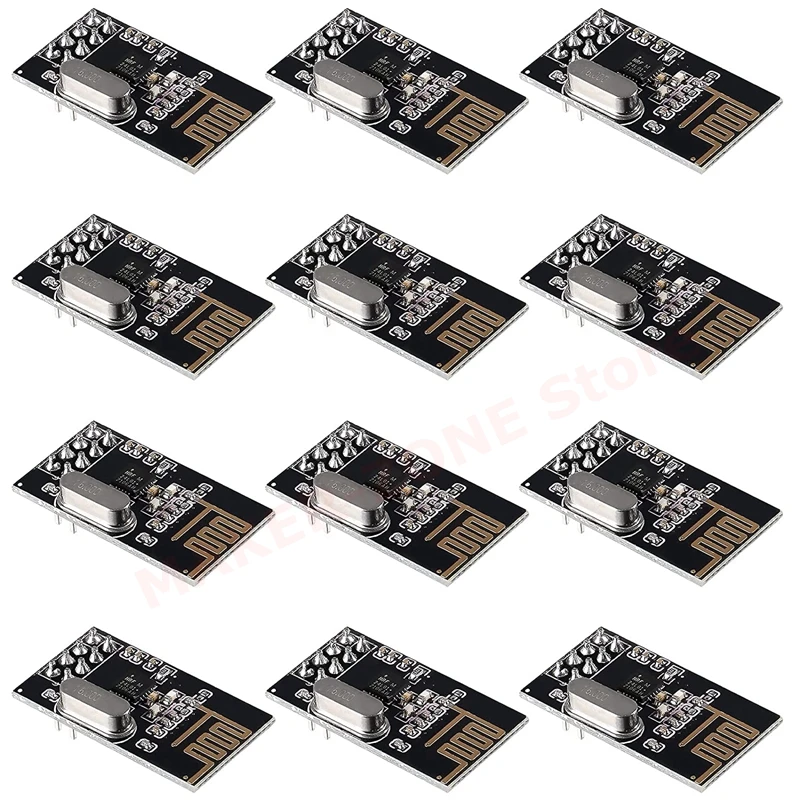

12pcs NRF24L01+ 2.4GHz Wireless RF Transceiver Module New