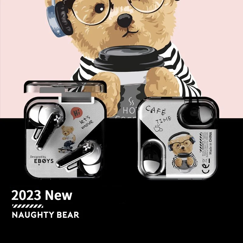 

Модная Беспроводная Bluetooth-гарнитура Naughty Bear, Спортивная Музыкальная гарнитура для Xiaomi 루투이이이이이