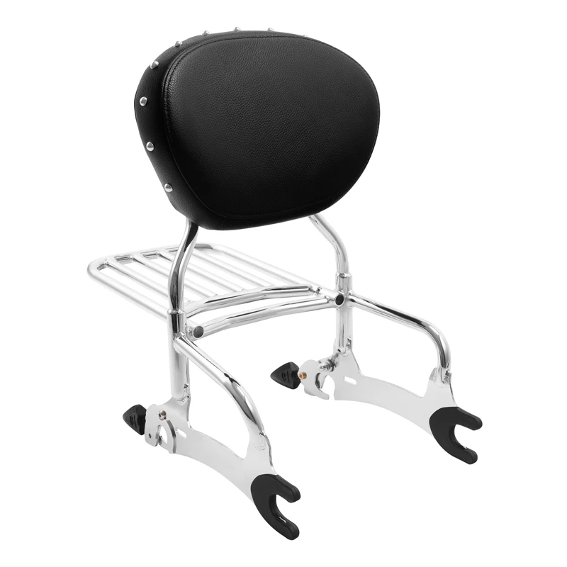 Подставка под спинку мотоцикла Сисси Бар с подкладкой багажная стойка для