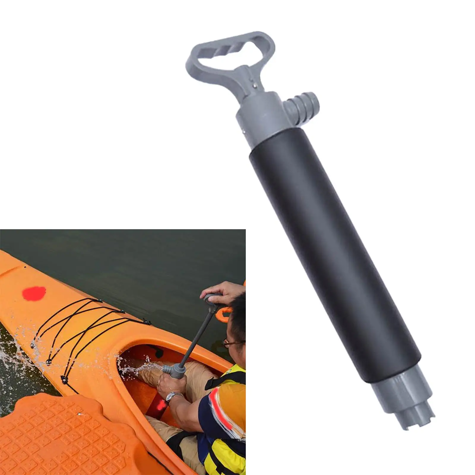 

46 см ручной насос для байдарки для раннего выживания экстренное оборудование