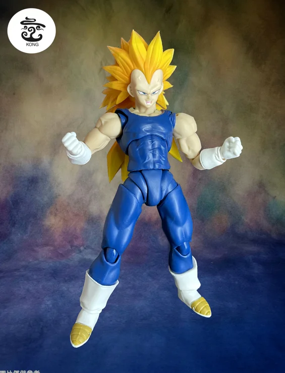 В наличии Kong модель DBZ SSJ 3 супер Сайя маджин растет Диабло растение Гоку ПВХ