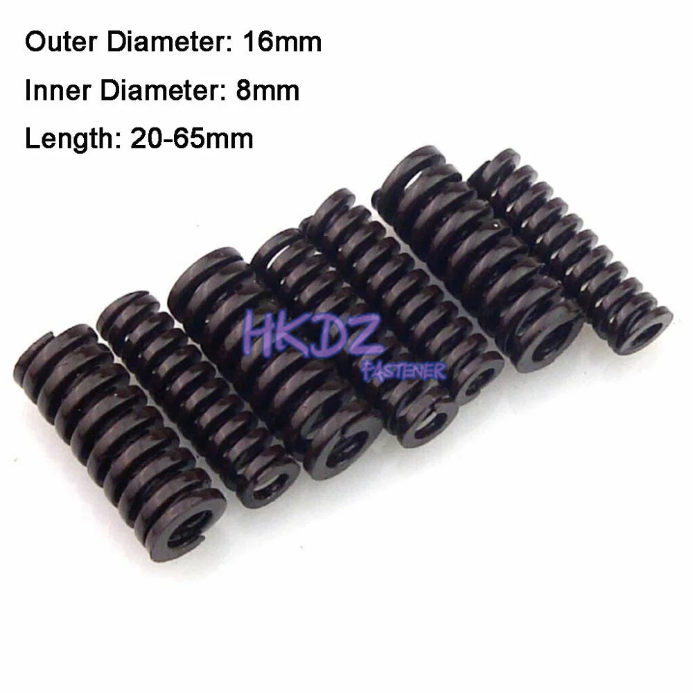 

1Pcs Brown Extra Heavy Load Compression Die Spring Outer Diameter 16mm Inner Diameter 8mm Length 20-65mm