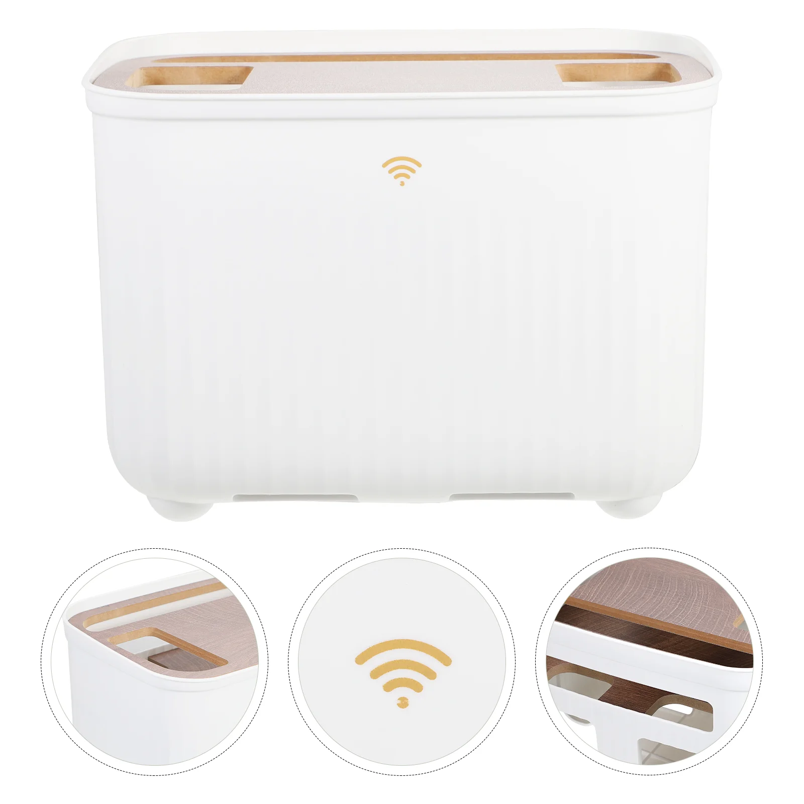 

Router Storage Box Holder Case Socket Organizer Household Plastic Electric Wire Cable