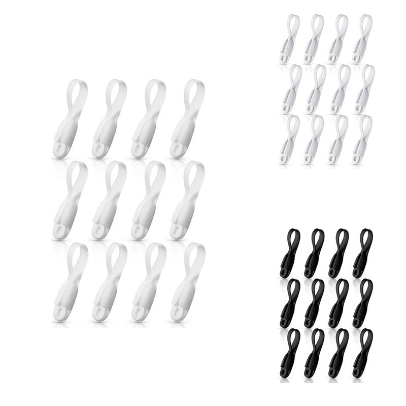 

12Pcs Cord Bundlers Cord Organizer Silicone Cord Holder For Appliances, Self Adhesive Kitchen Appliance Cord Transparent
