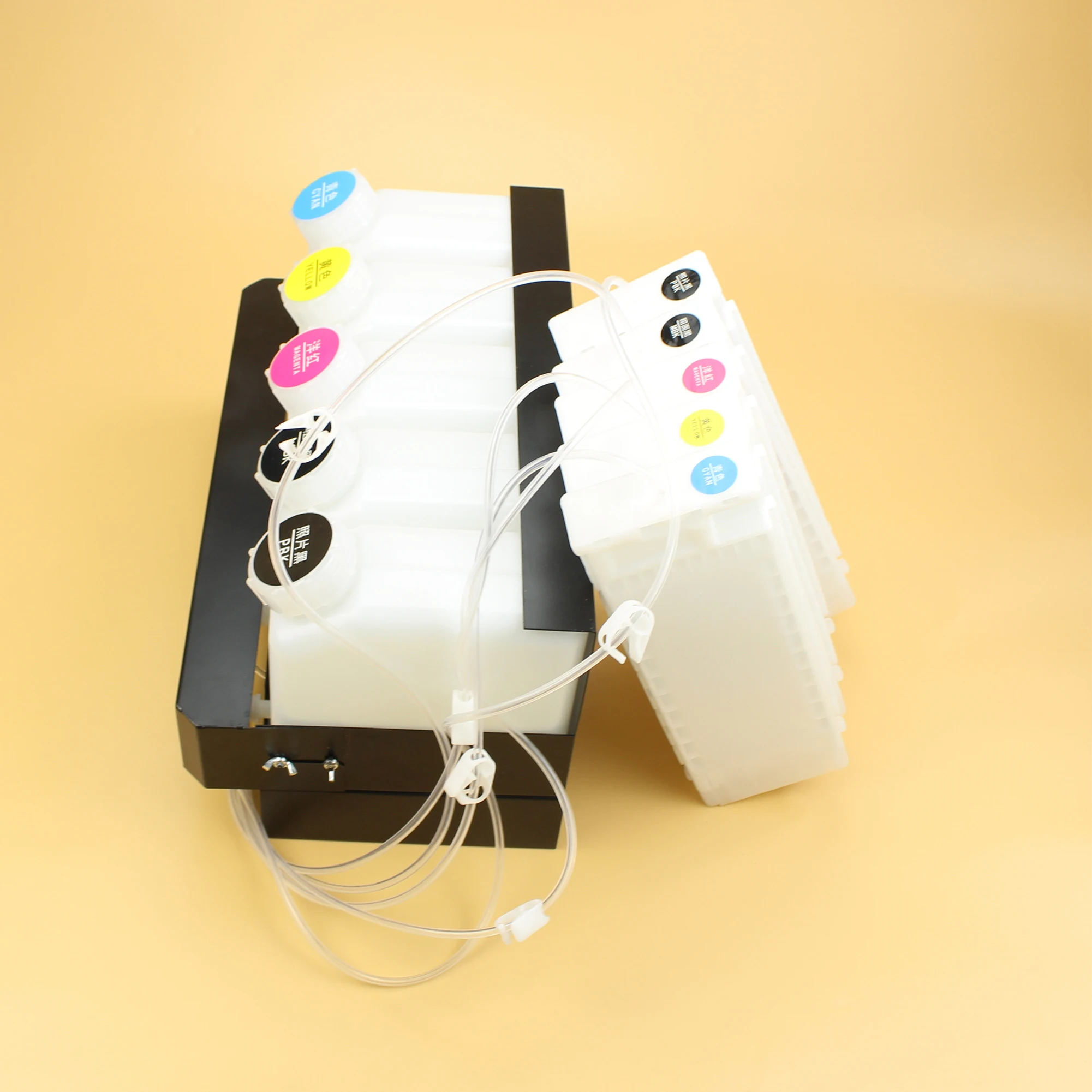 CISS bulk ink system for Epson SC T3200 T5200 T7200 with stable chip T6941-T6945 continous | Компьютеры и офис