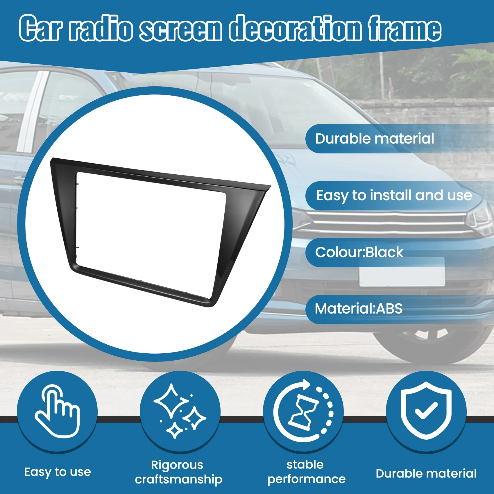 5ТД 858069 G для 5T 9 2-дюймовый автомобильный радиоприемник CD-рамка Экран декоративная