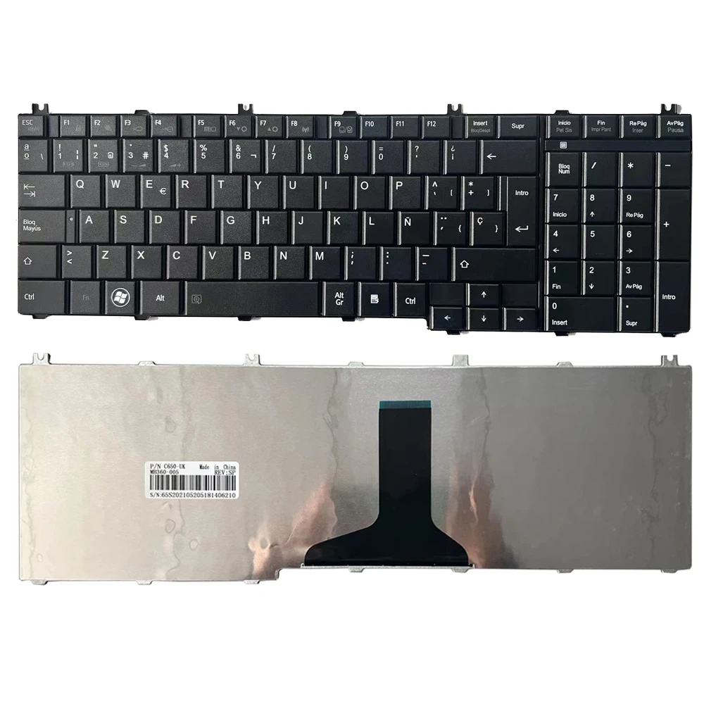 

New Latin/Spanish Keyboard For Toshiba Satellite L755 L760 L770D L775 SP/LA Black
