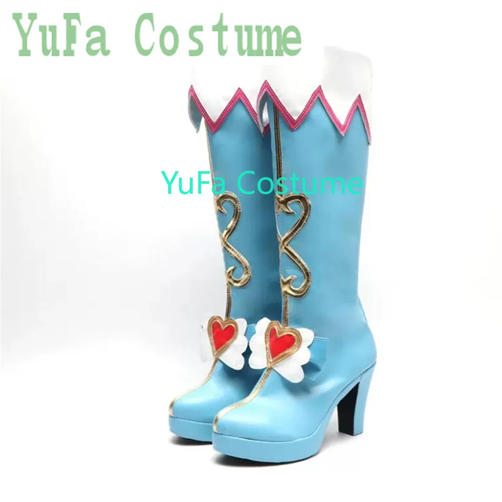 Shiratama Mikan PriPara Обувь для косплея Сапоги Игра Аниме Вечеринка Хэллоуин Рождество YuFa