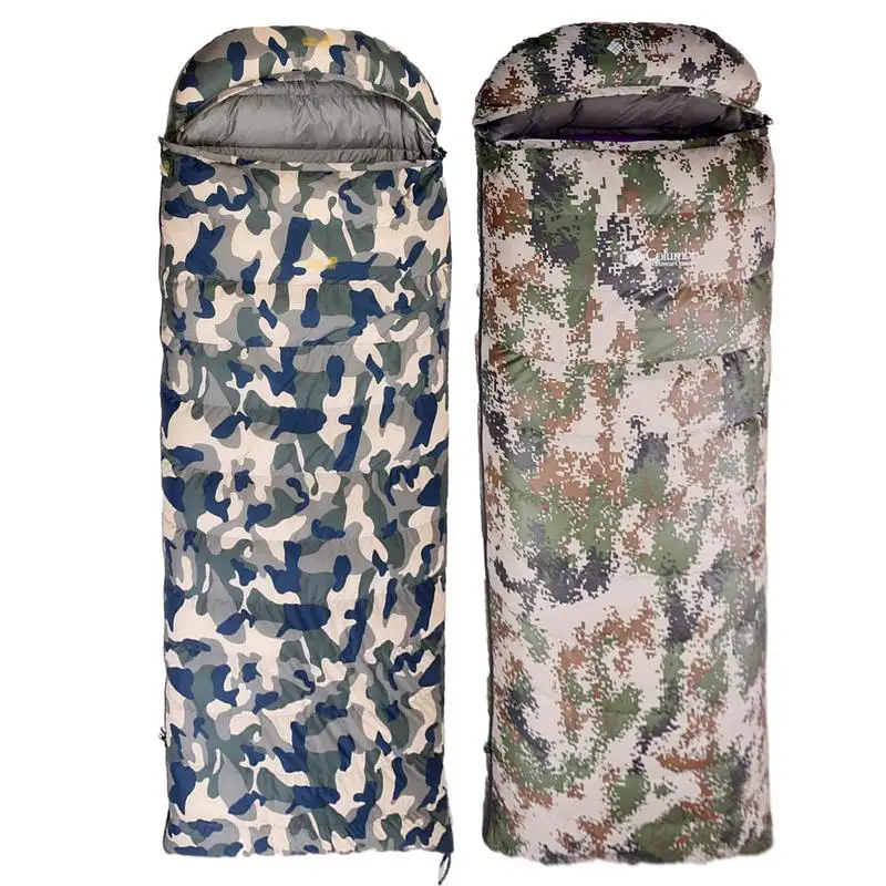 

Camping Lightweight Backpacking Sleeping Bag Warm& Cool Weather Camouflage Sleeping Bag For Adults Gear Equipment Traveling