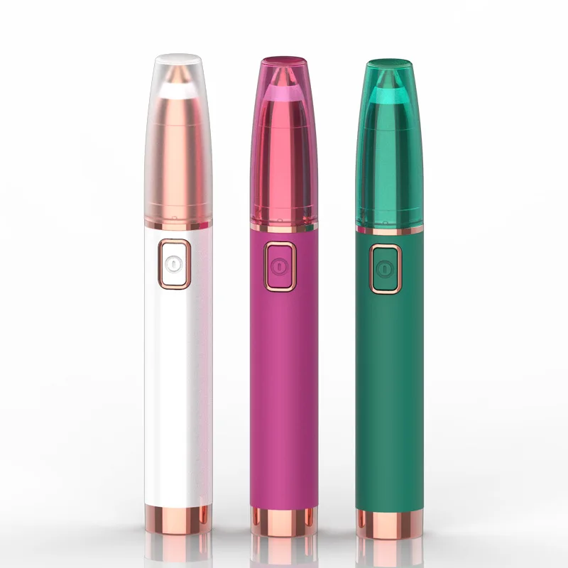 Electric Eyebrow Trimmer USB Rechargeable Mini Lipstick Epilator Painless Razor Women Shaver Facial Hair Remover Make Up Tool | Красота и