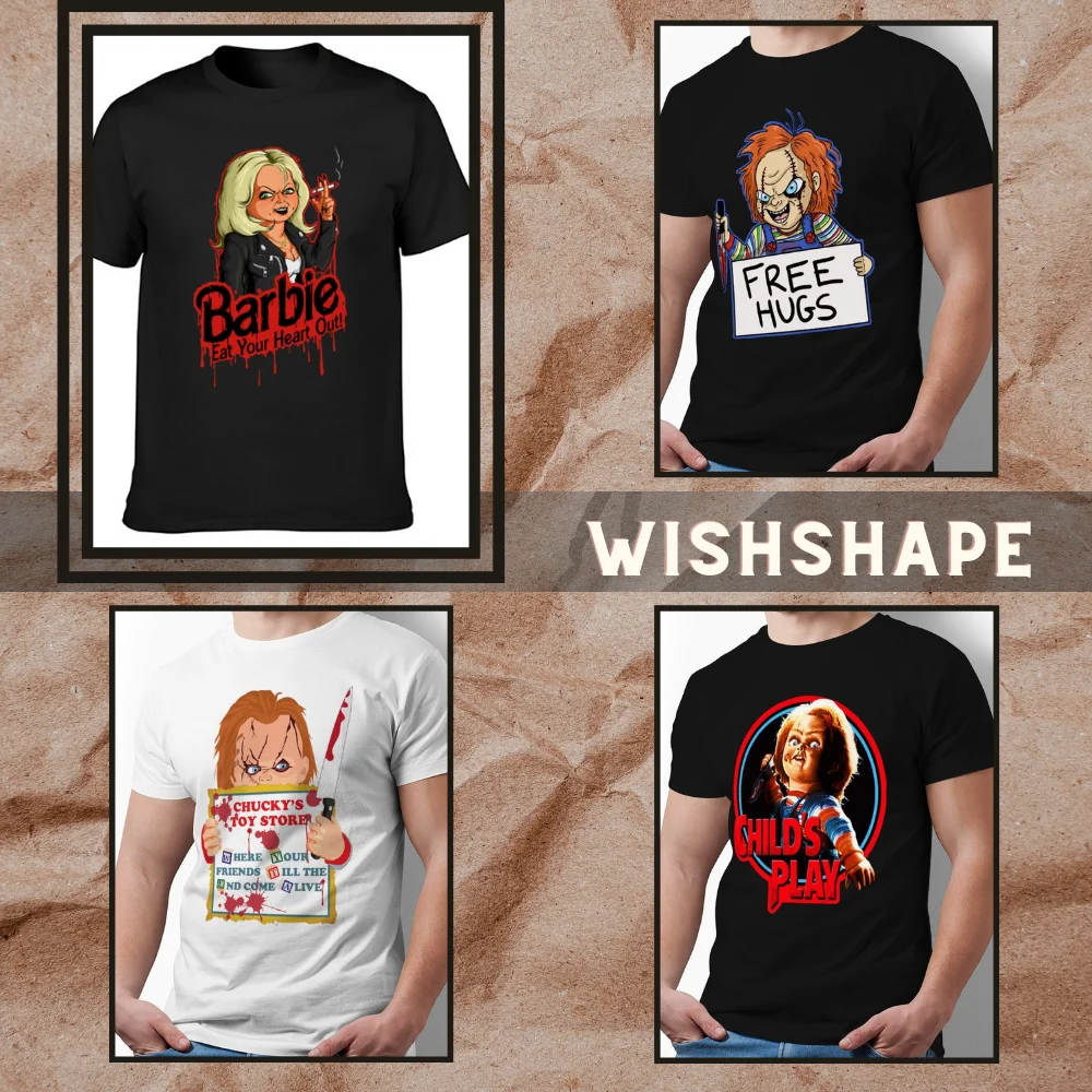 Мужская футболка из 100 хлопка с коротким рукавом и принтом |