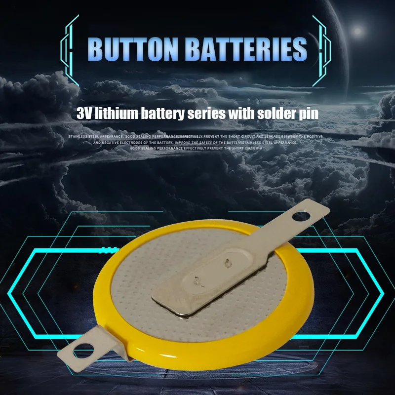 10 шт. CR1616 3 в 50 мА/ч сварочные батареи вкладки 2 контакта Bluetooth аксессуары для часов