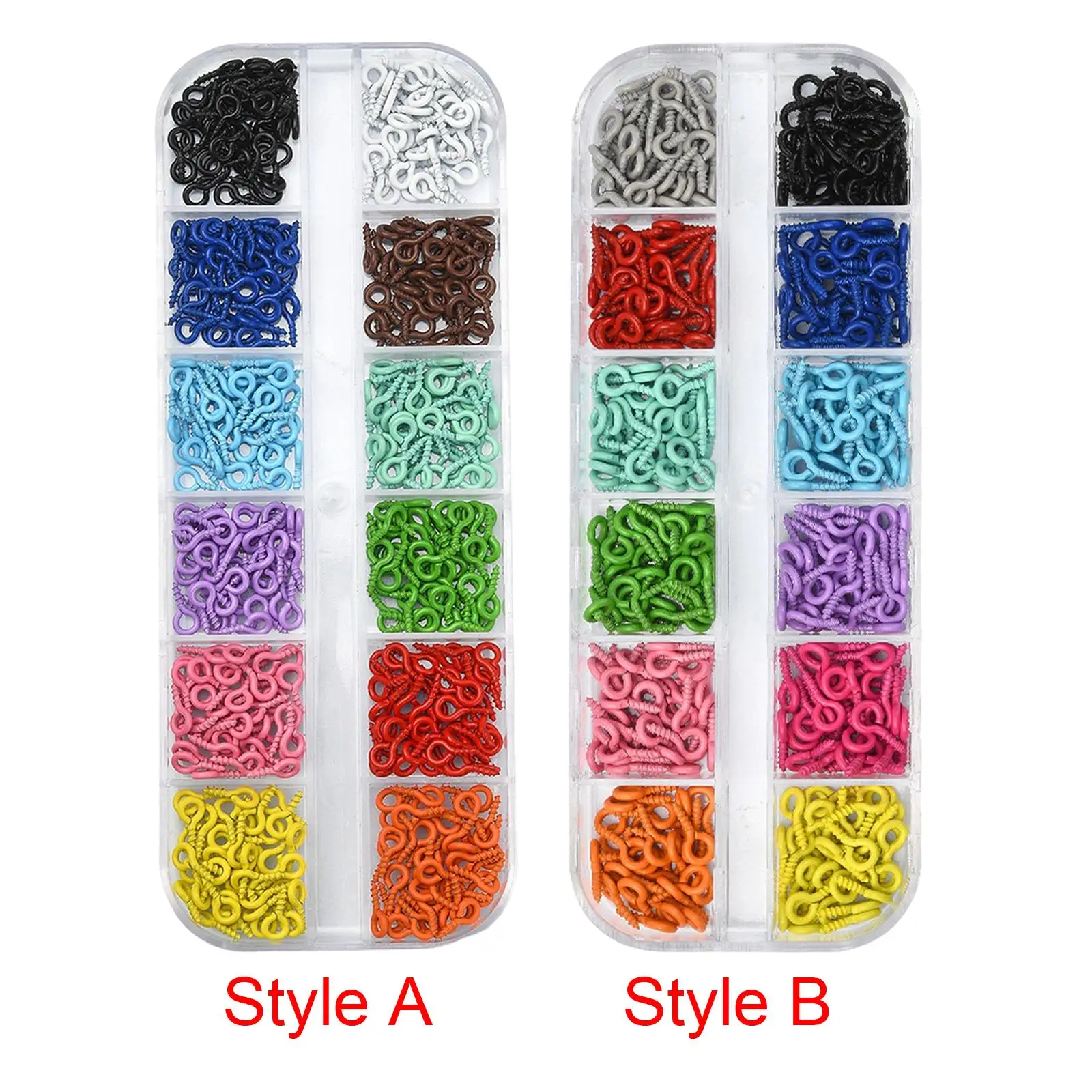 

Mini Screw Eye Pins Eye Screws Screw Eye Pin Peg Eyepins Box for Necklace Cork Bottles Jewelry Making Findings Pendant Resin