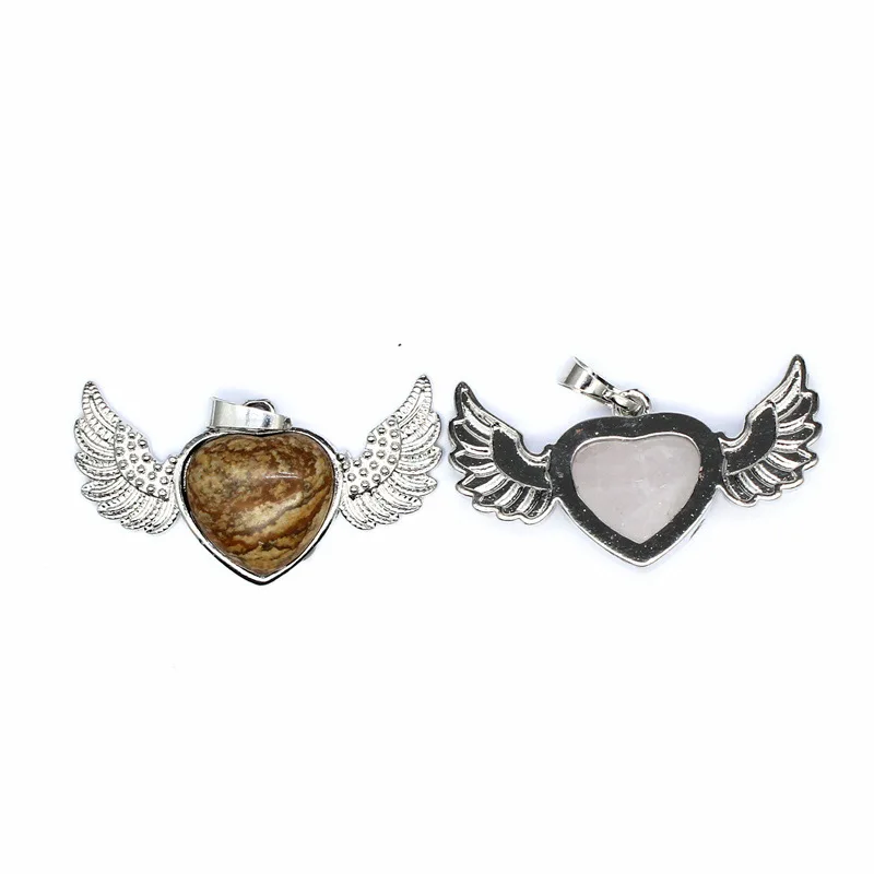 

Beautiful Style Quartz Pendant Fashion Jewelry Gift Ladies Heart-shaped Crystal Necklace Birthday Party Anniversary Gift Jewelry