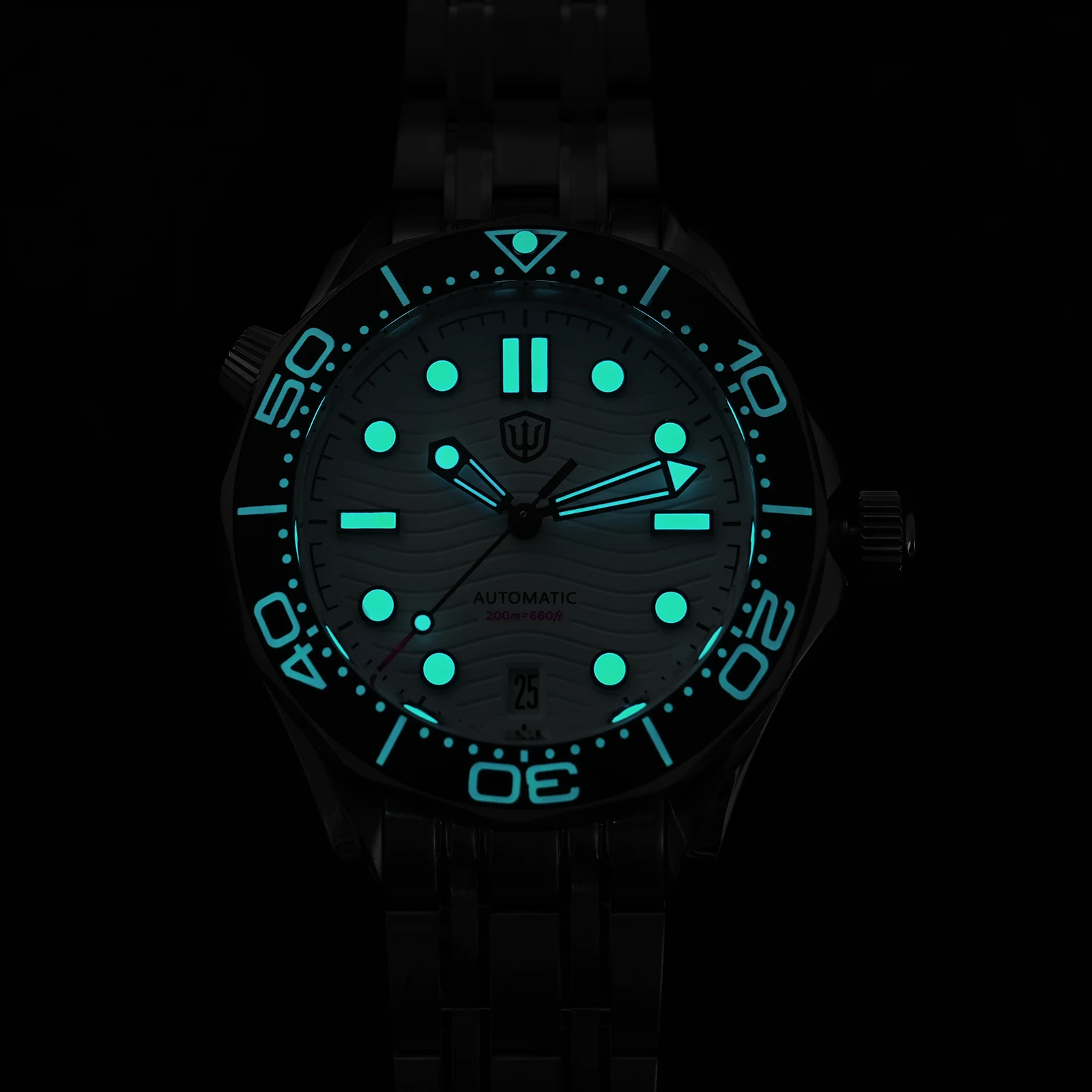 Watchdives WD007ST 39 мм NTTD часы NH35 автоматический механизм из нержавеющей стали с