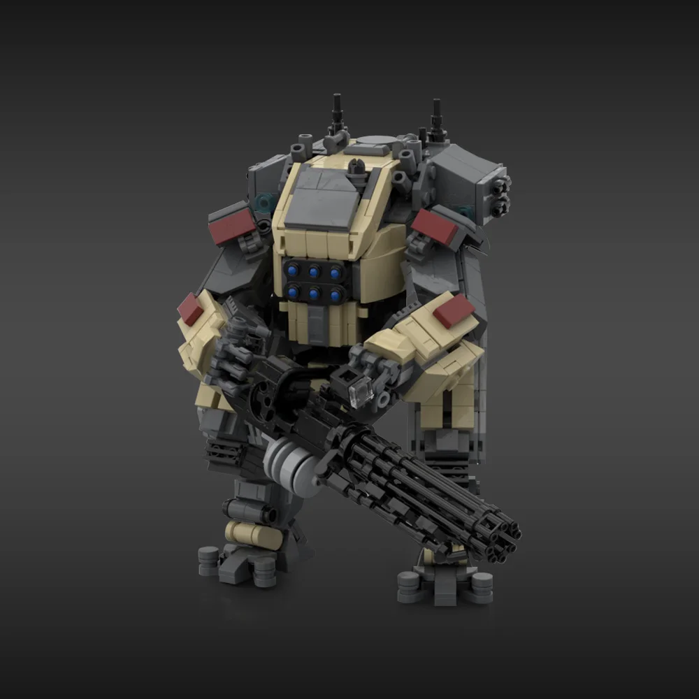 MOC Популярные игры Titanfall 2 строительные блоки Mecha модель Legion Titan Battle Robot сделай сам