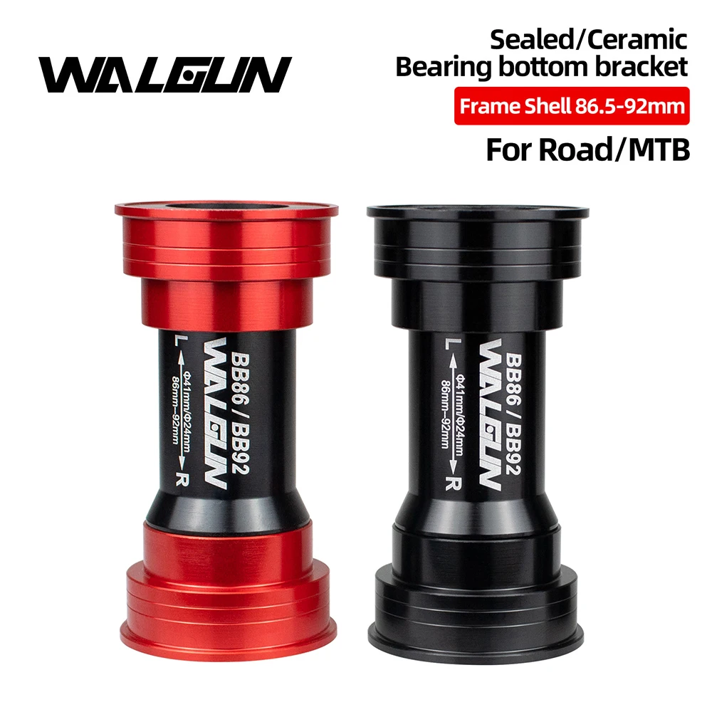 

Walgun BB86 BB92 Bottom Bracket MTB Road Bicycle BB Frame Shell 86.5-92mm for Shiman SRM DUB GXP Pressfit Ceramic Bottom Bracket