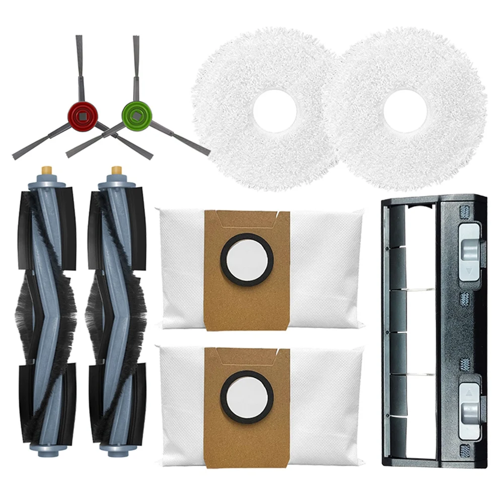 

Main / Side Brush Mop Pad Main Brush Cover Dust Bag for Ecovacs Deebot X1 Turbo / Omni Robot Vacuum Cleaner Accessories