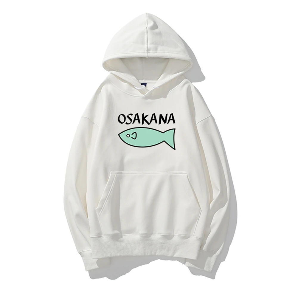 Унисекс аниме Cos Kinako OSAKANA косплей костюм хлопковая толстовка с капюшоном