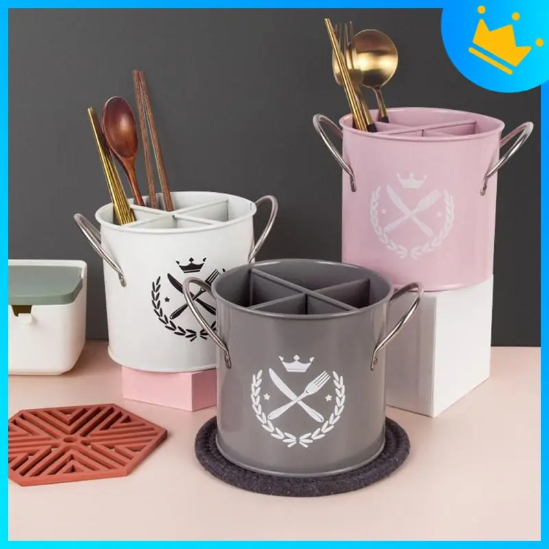 

Ins Nordic Drain Chopsticks Cage Removable Cutlery Holder Knife Fork Spoon Tableware Storage Rack Containers Kitchen Organizer