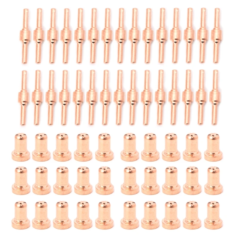 

60PCS Extended Long Plasma Cutter Tip Electrodes&Nozzles Kit Welding Nozzle