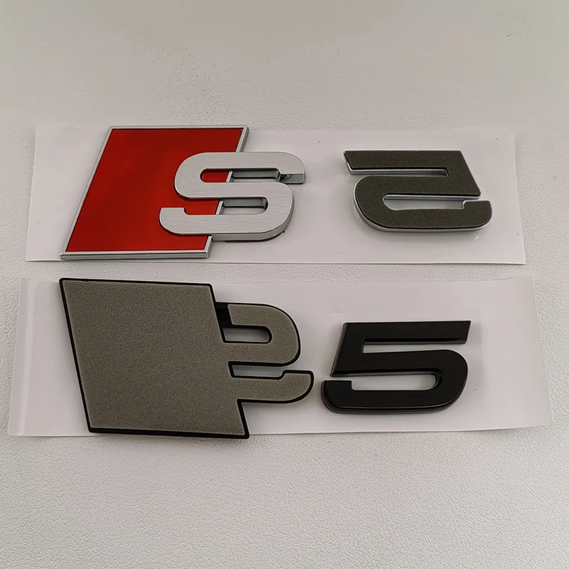 3D ABS хромированный Черный Автомобильный задний багажник значок наклейки для Audi S3