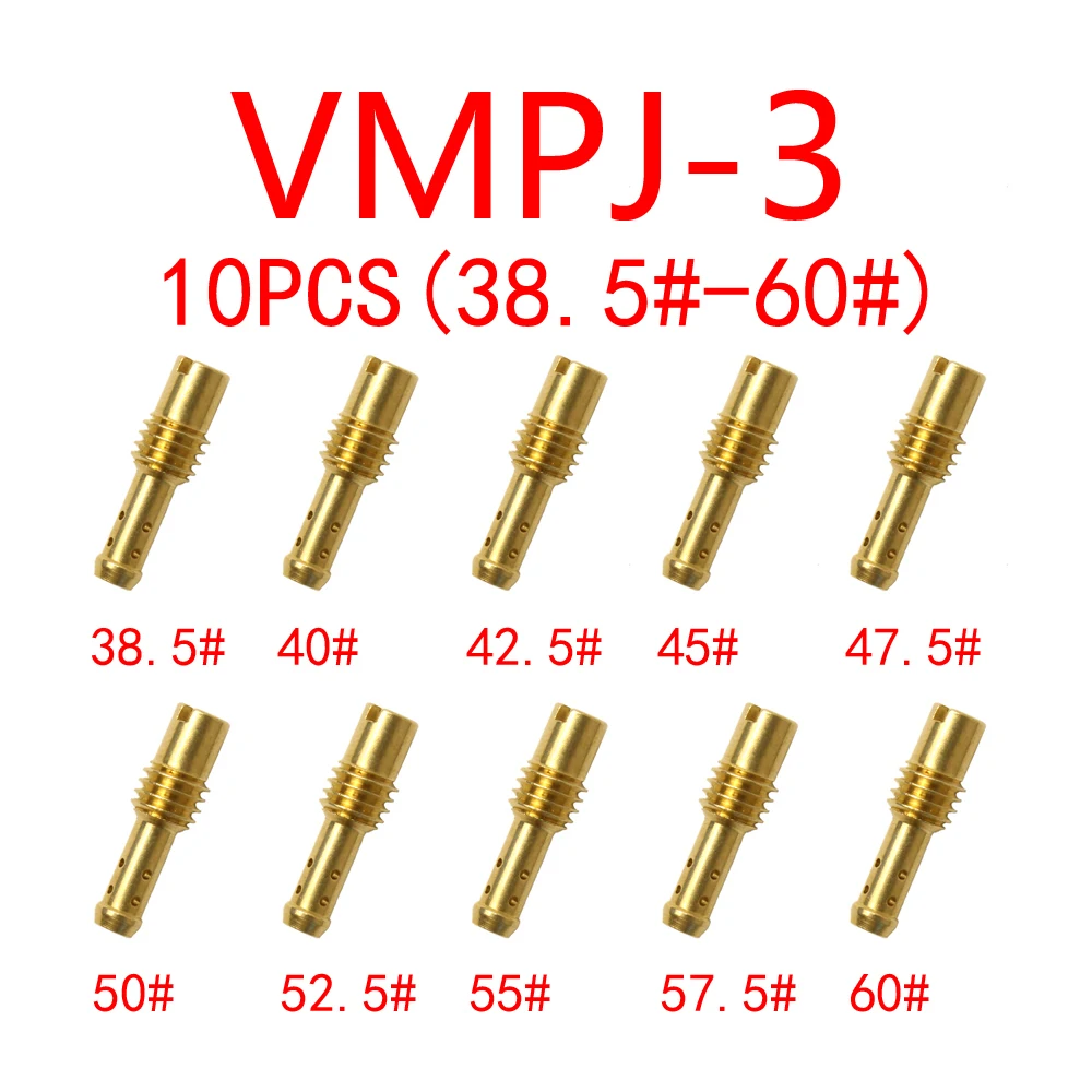 

10PCS Mortorcycle Hex Type Main Idle Lot/Pilot Jet Carburetor For MIKUNI VM TM TMX AX100 DT125 Y110 Carburetor