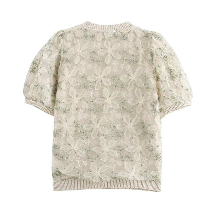 YENKYE новый женский укороченный свитер с блестками в стиле пэчворк коротким