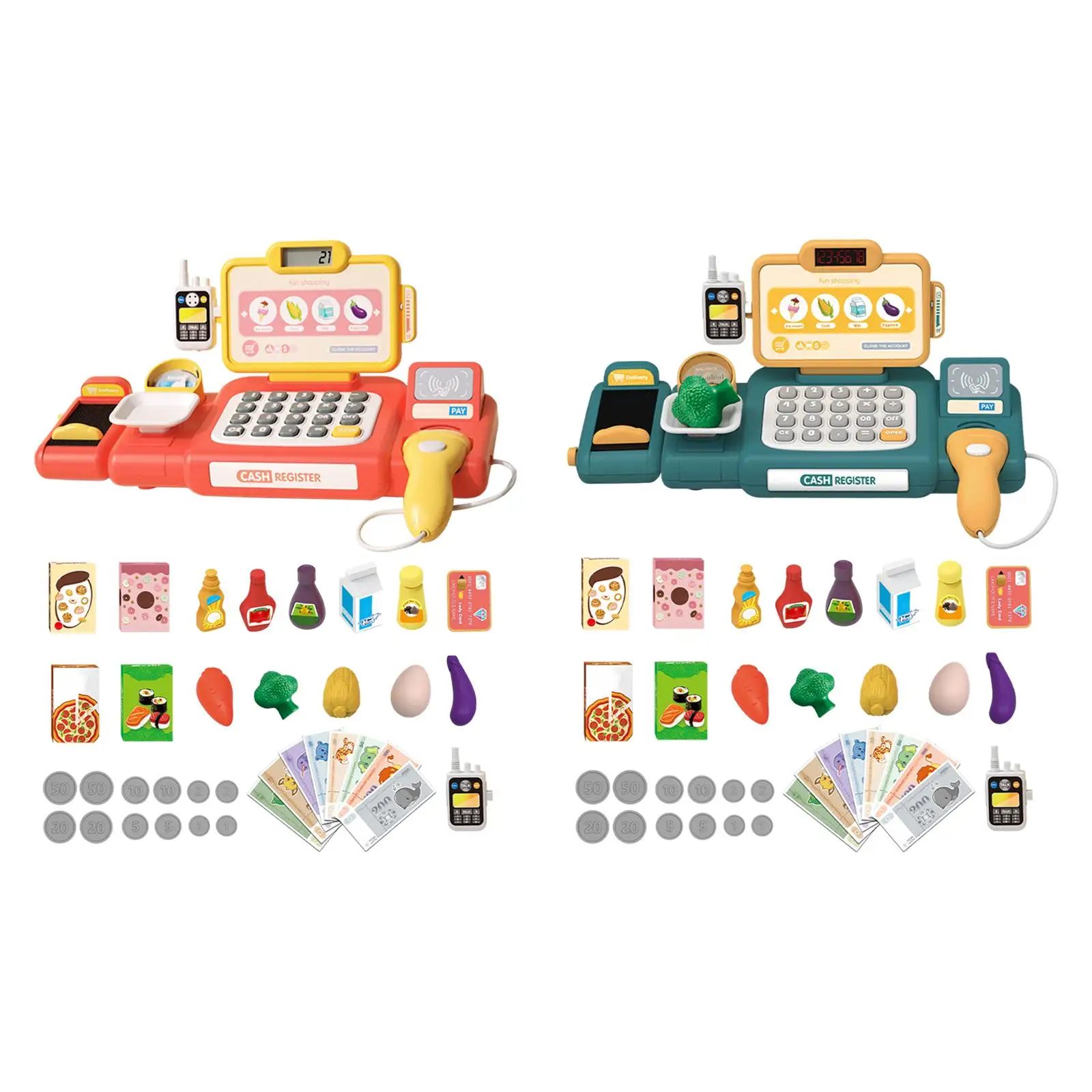 

Supermarket Store Toys Cash Register Store Supermarket Cash Register Play House Toys for Girls Children Baby Kids Holiday Gifts