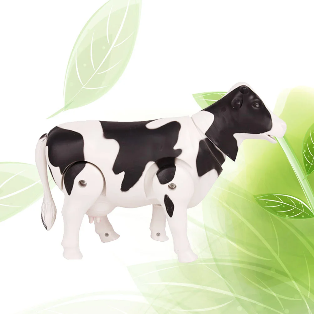 

Electric Cow Realistic Simulation Cow Figure Model for Kids Children