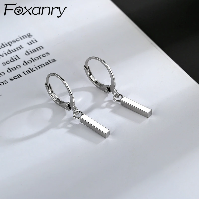 

Модные серьги FOXANRY предотвращающие аллергию, ювелирные изделия для вечеринок, Подвеска для женщин и девочек, Новая Модная креативная Геомет...