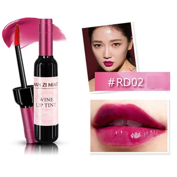 Wine Red Korean Style Lip Tint Baby Pink Lip For Women Makeup Liquid Lipstick Moisturize Lip gloss red lip Cosmetic 2