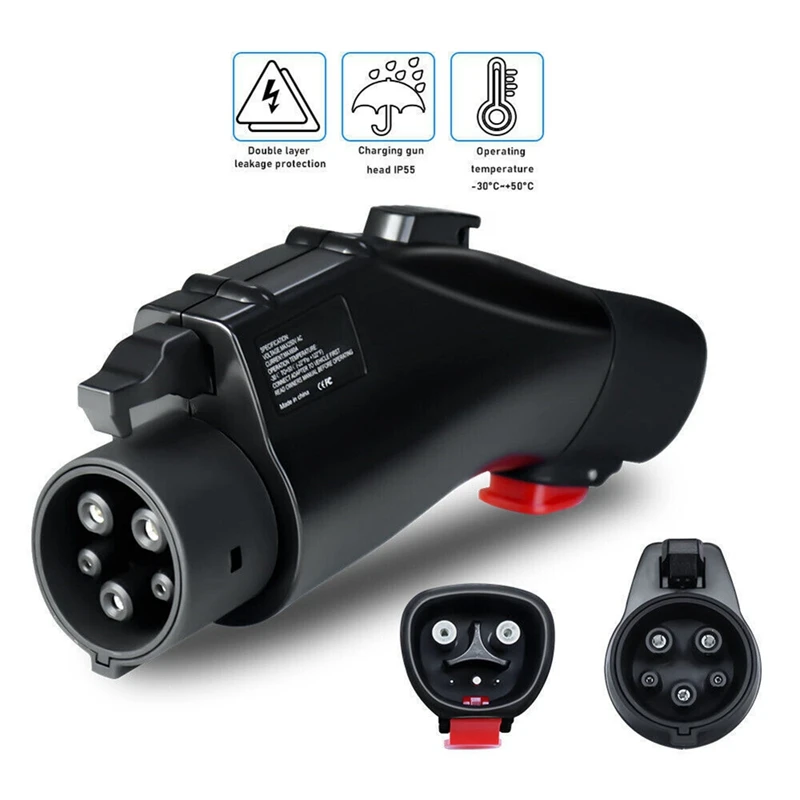 

For Tesla To J1772 Fast Charging Adapter Electric Vehicle Charger Max 60A & 250V, A