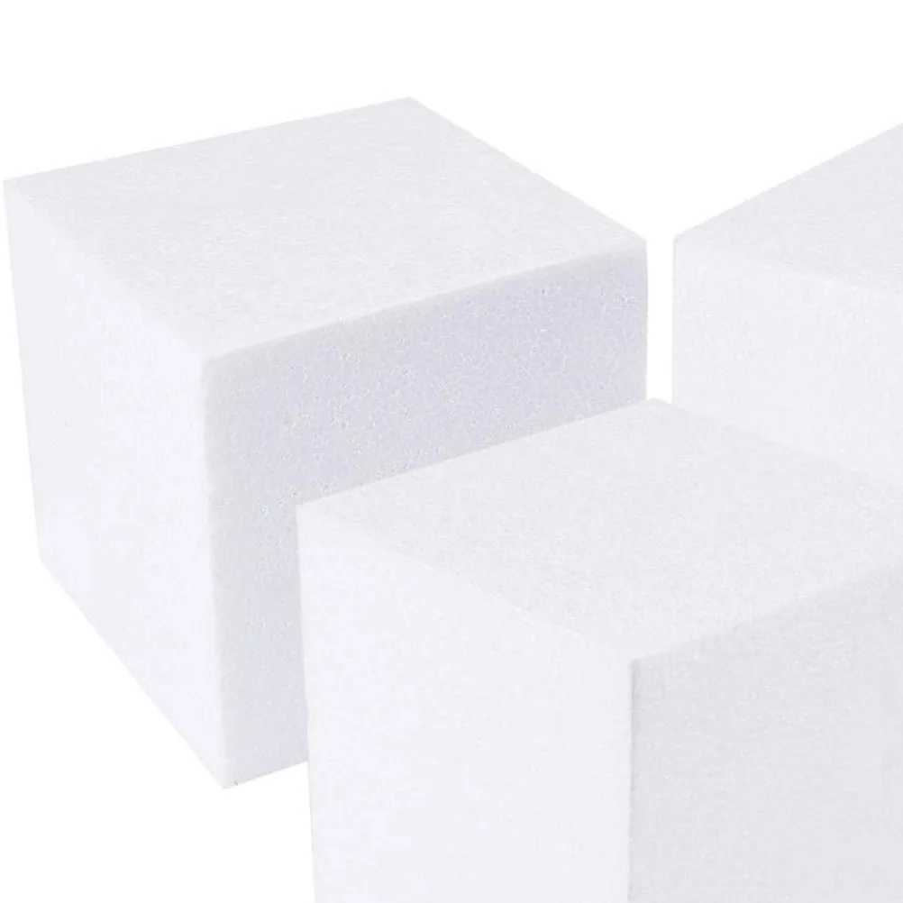 4 шт. ремесленный куб квадратный блок кирпич для скульптуры набор манекенов торта