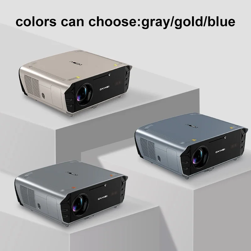 CAIWEI 15500Lm Android Beamer 4K проектор на открытом воздухе FHD 1080P видео домашний кинотеатр