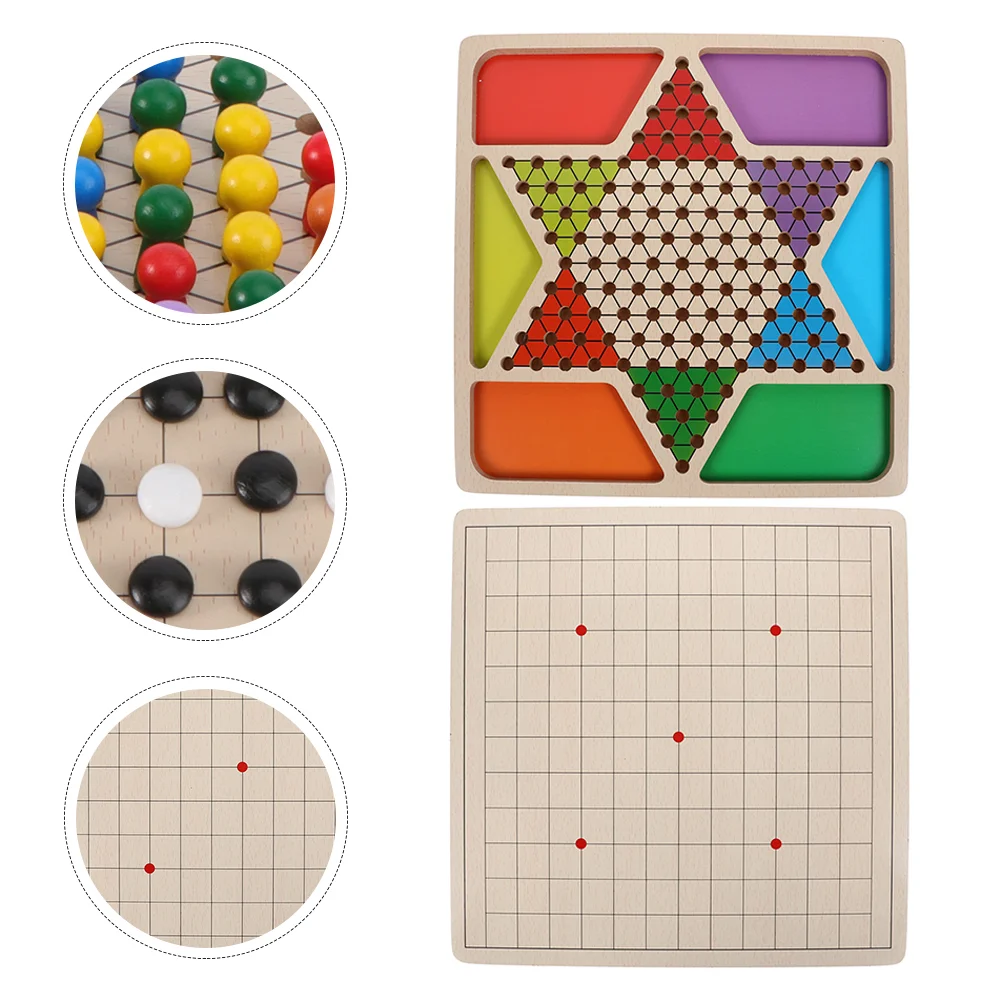 

1 Set Household Game Gobang Checkers Educational Plaything Kids