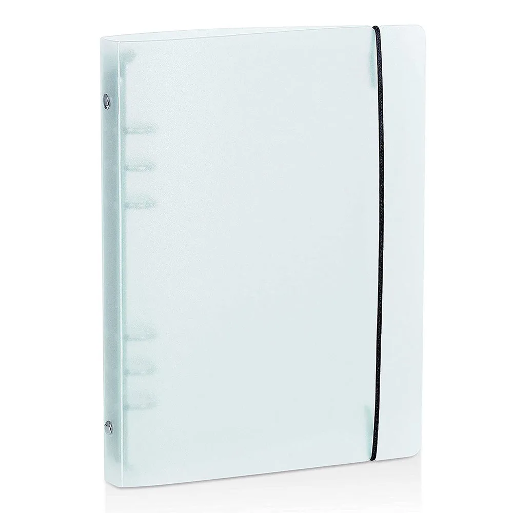 

A5 A6 6 Ring Binder Cover with Snap Button Closure Loose Leaf Folders Notebook Shell Protector for 6 Hole Planner Pages Refill