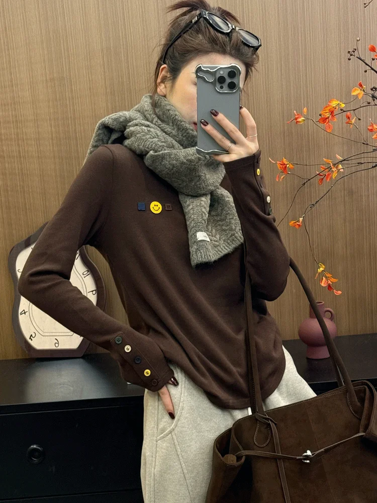 High Sense супер красивая внутренняя одежда на флисовой подкладке нижняя рубашка