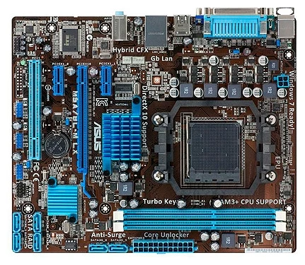 

Материнская плата Asus M5A78L-M LX Socket AM3, материнская плата DDR3 16 ГБ AMD 760G/780L SATA II USB2.0 VGA ATX для Athlon IIX2 245 процессоров